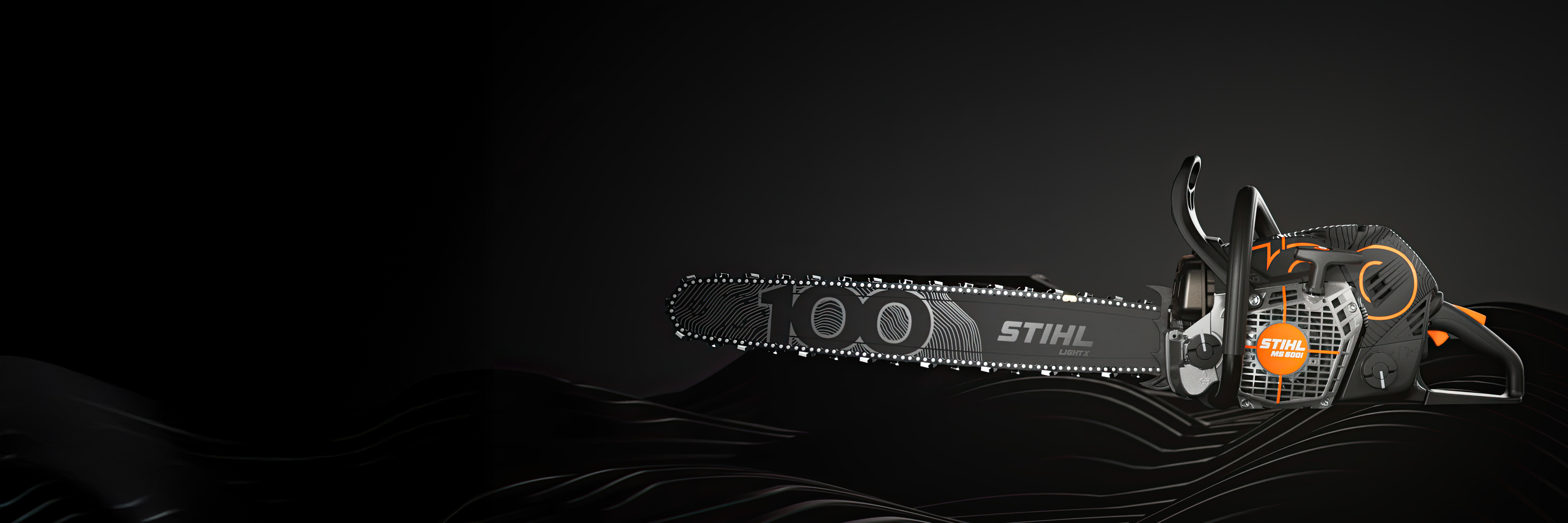 STIHL MS 500i Centennial Edition. 
