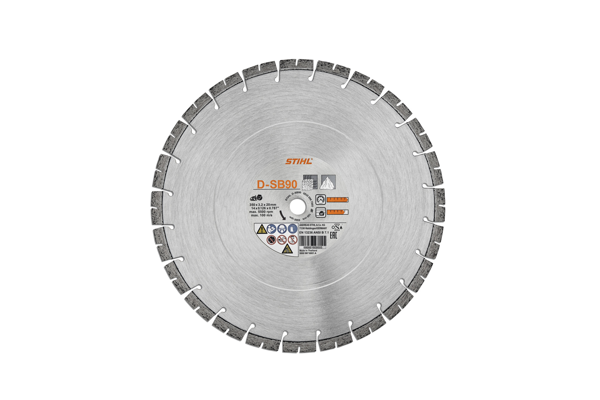 Disque diamanté - Roche dure