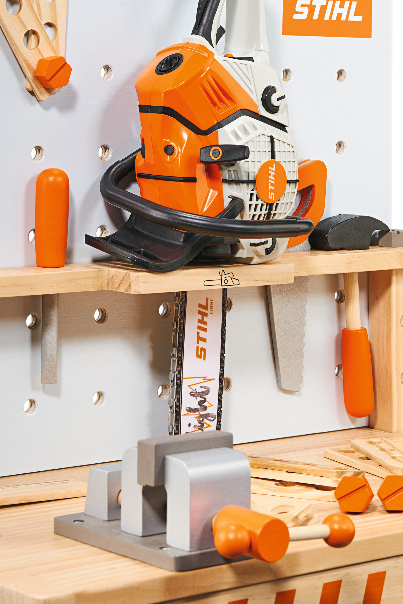 Wooden Workbench for Kids